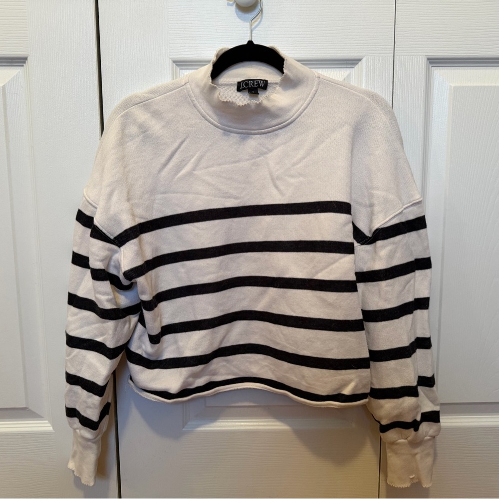 J. Crew Heritage Terry Mockneck Sweater - Picture 2 of 3
